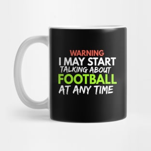 Vintage Funny Football Player Gift Mug